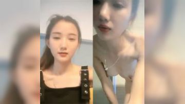 漂亮姐姐洗澡前先来抠抠摸摸开个直播赚外快