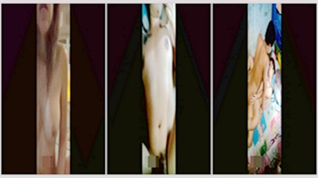 帅哥美女闹市中心当众啪啪后入